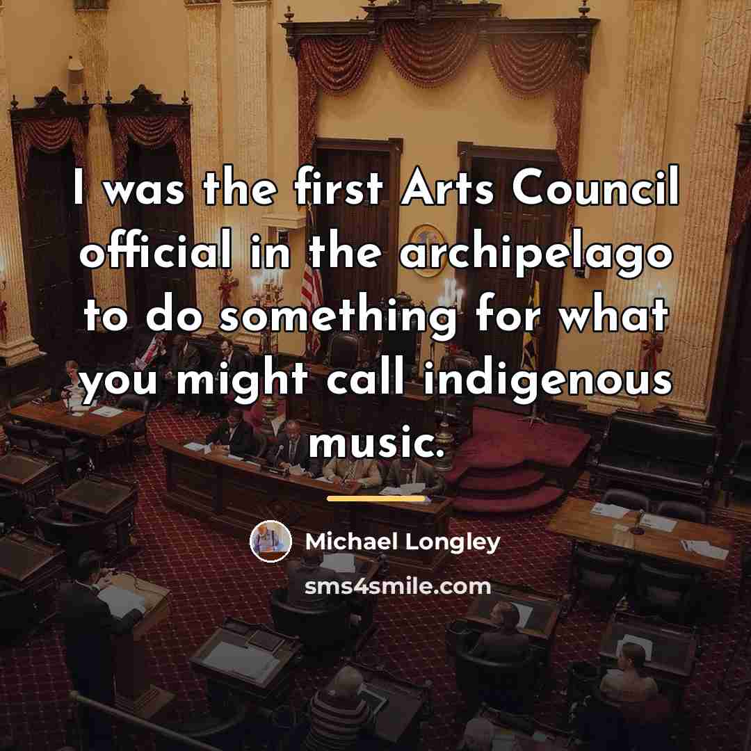 “I was the first Arts Council official in the archipelago…” quote by Michael Longley