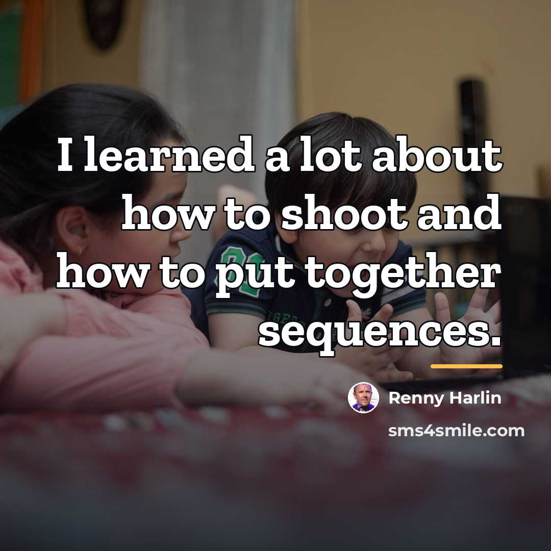 “I learned a lot about how to shoot and how…” quote by Renny Harlin