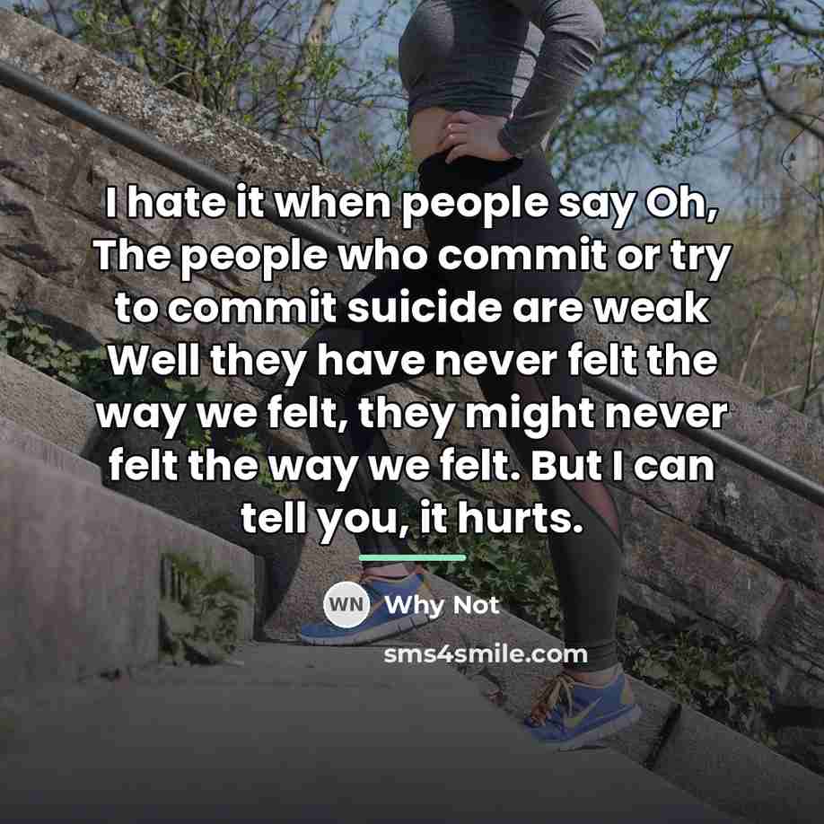 “I hate it when people say Oh, The people who…” quote by Why Not