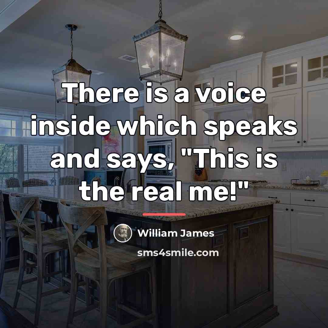 “There is a voice inside which speaks and says, "This…” quote by William James