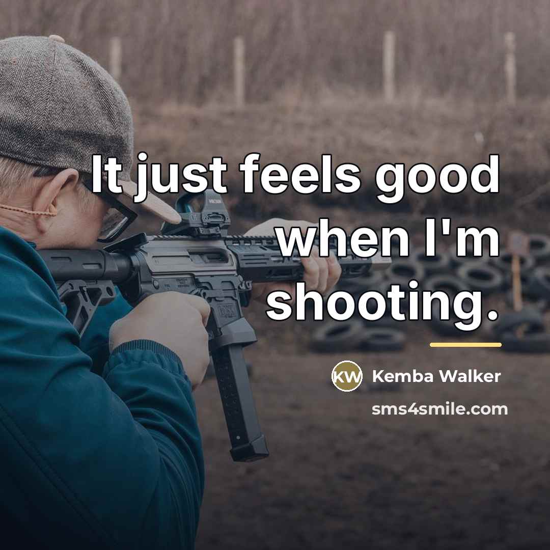 “It just feels good when I'm shooting.…” quote by Kemba Walker