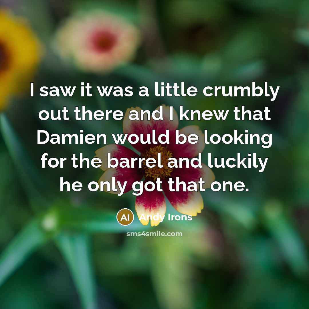 “I saw it was a little crumbly out there and…” quote by Andy Irons