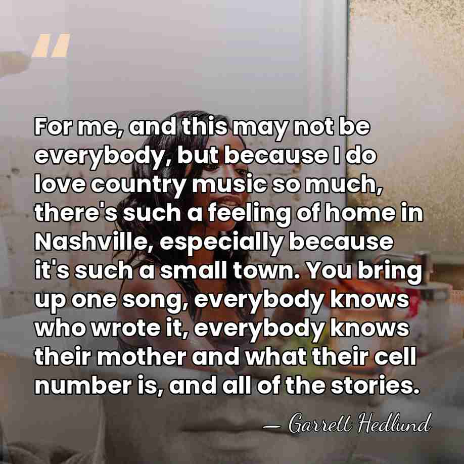 For me, and this may not be everybody, but because I do&hellip; - Garrett Hedlund