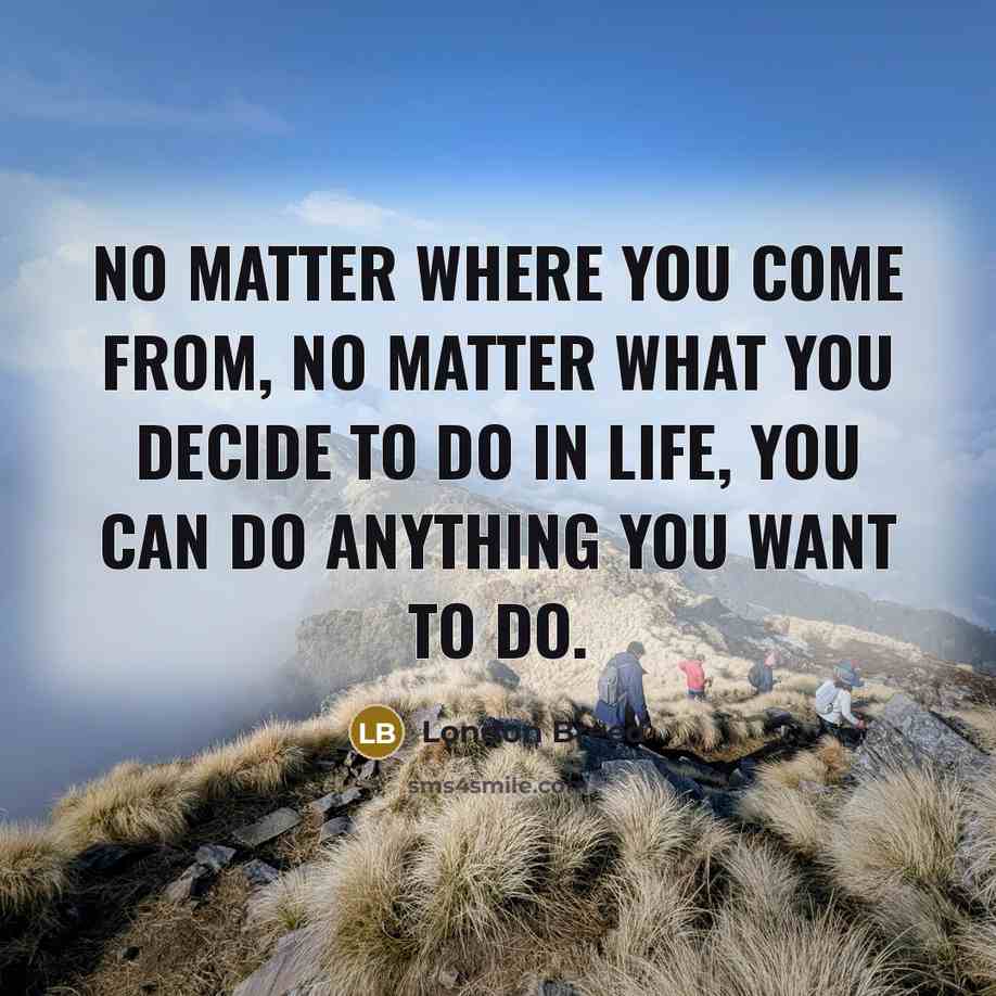 “No matter where you come from, no matter what you…” quote by London Breed