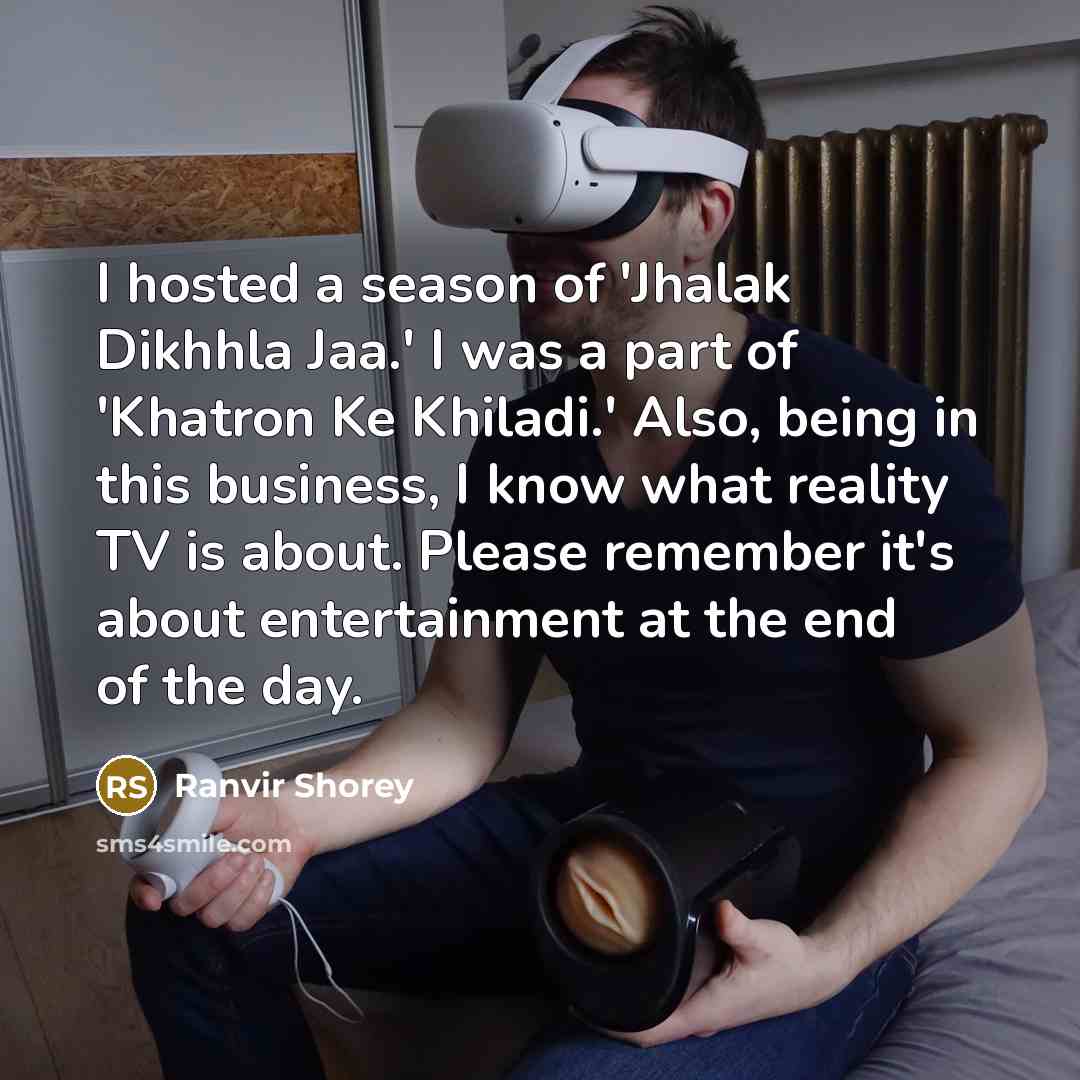 “I hosted a season of 'Jhalak Dikhhla Jaa.' I was…” quote by Ranvir Shorey