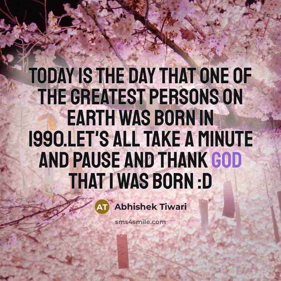 “Today is the day that one of the greatest persons…” quote by Abhishek Tiwari