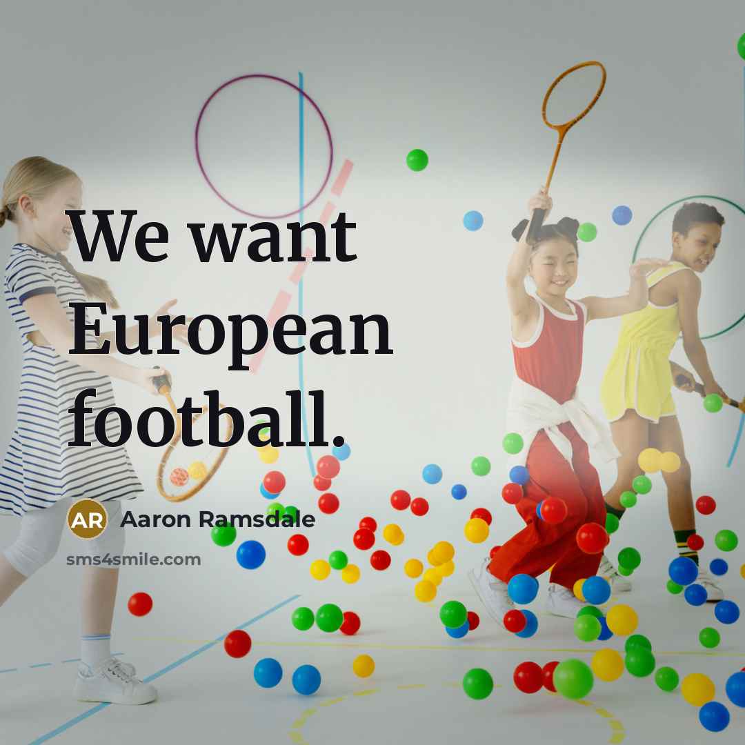 “We want European football.…” quote by Aaron Ramsdale