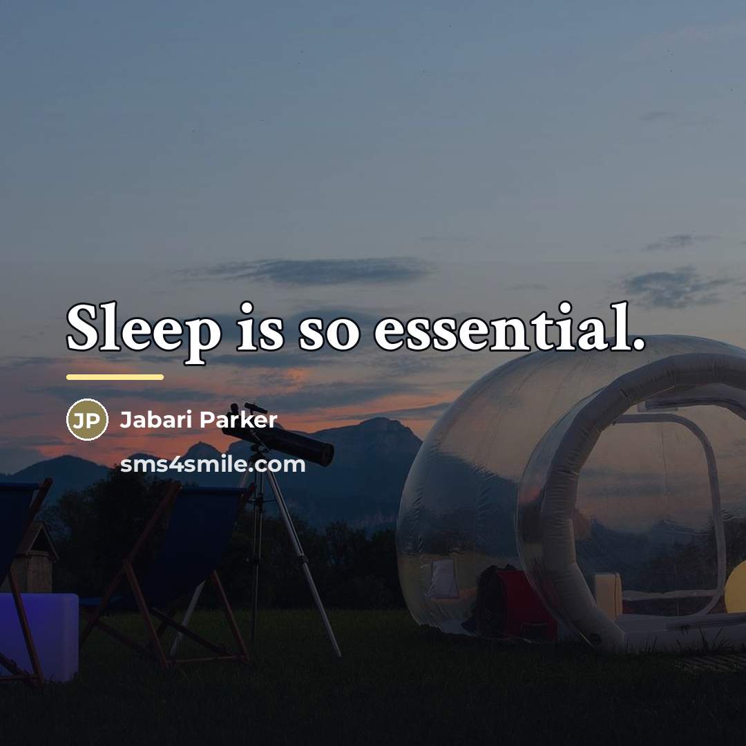 “Sleep is so essential.…” quote by Jabari Parker