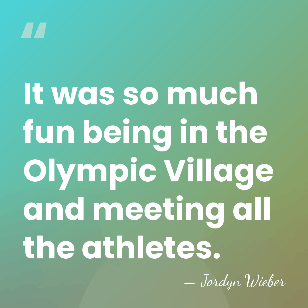 It was so much fun being in the Olympic Village and meeting&hellip; - Jordyn Wieber
