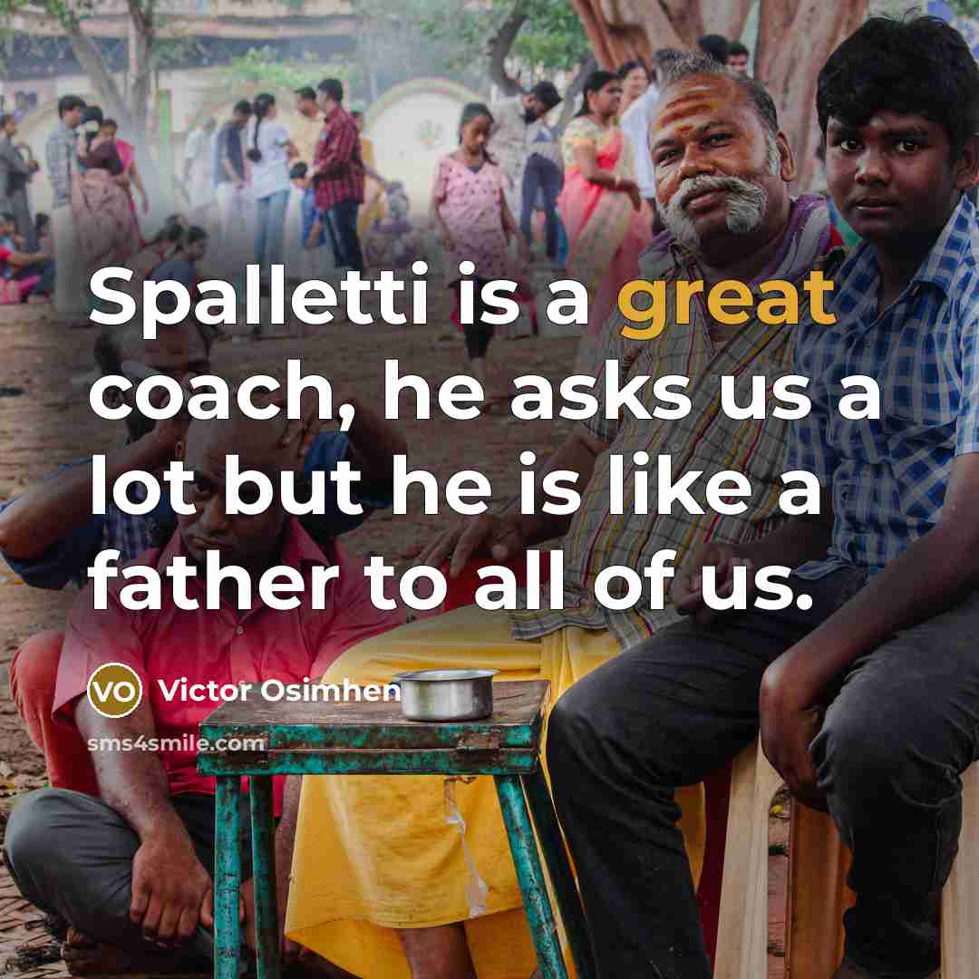 “Spalletti is a great coach, he asks us a lot…” quote by Victor Osimhen