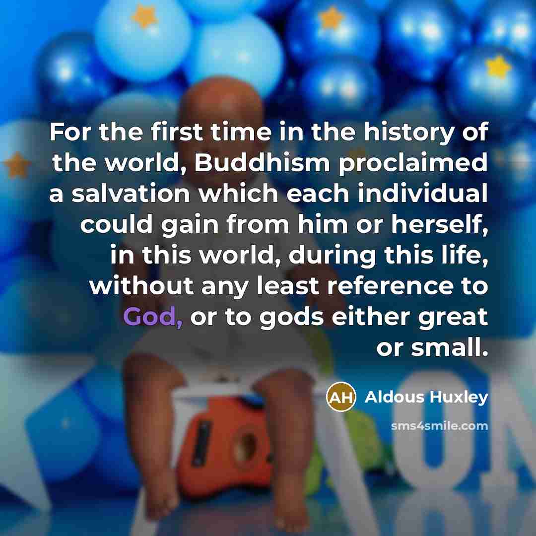 “For the first time in the history of the world,…” quote by Aldous Huxley