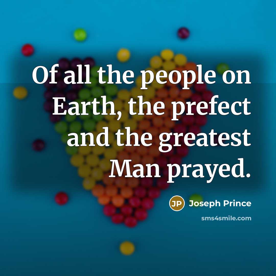 “Of all the people on Earth, the prefect and the…” quote by Joseph Prince