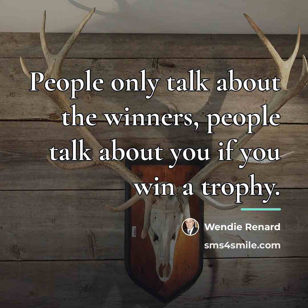 “People only talk about the winners, people talk about you…” quote by Wendie Renard