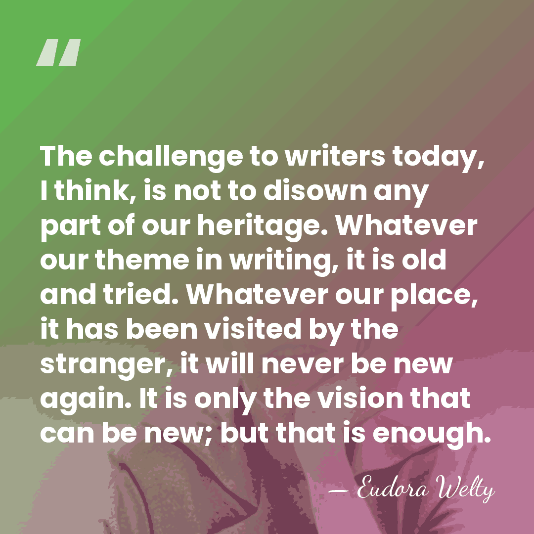 The challenge to writers today, I think, is not to disown any&hellip; - Eudora Welty