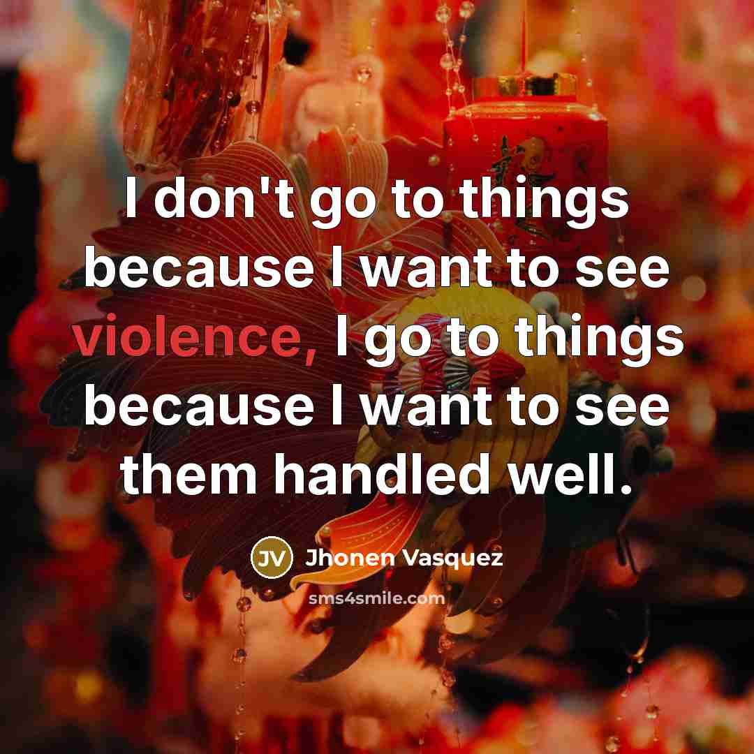 “I don't go to things because I want to see…” quote by Jhonen Vasquez