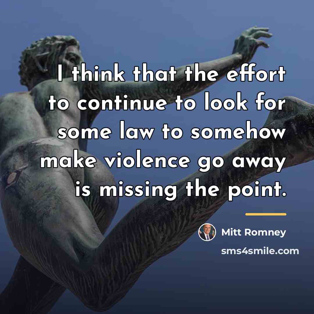 “I think that the effort to continue to look for…” quote by Mitt Romney
