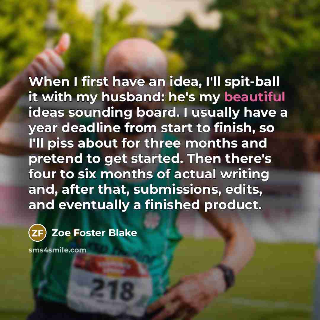 “When I first have an idea, I'll spit-ball it with…” quote by Zoe Foster Blake