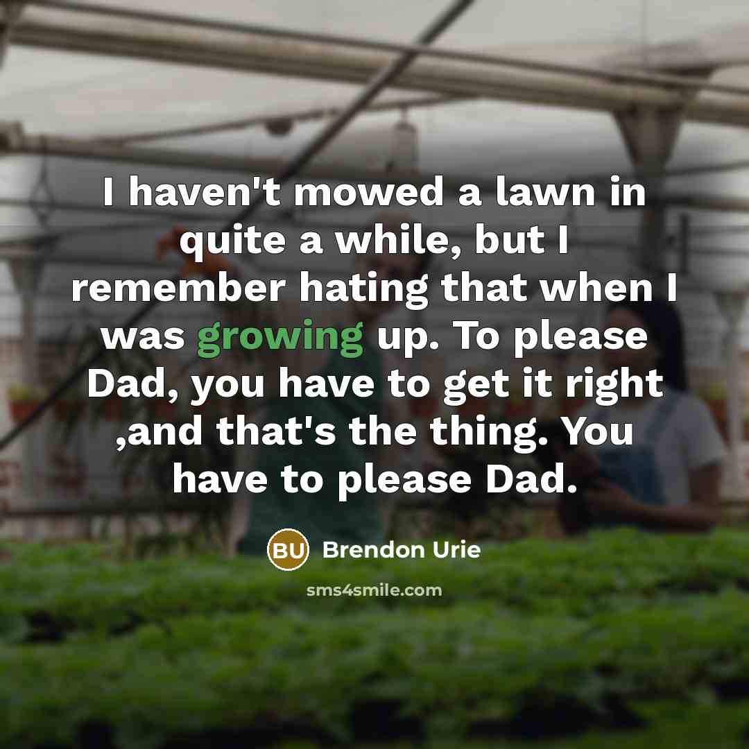 “I haven't mowed a lawn in quite a while, but…” quote by Brendon Urie