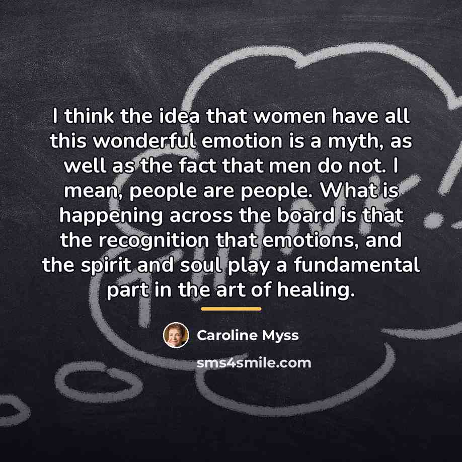 “I think the idea that women have all this wonderful…” quote by Caroline Myss