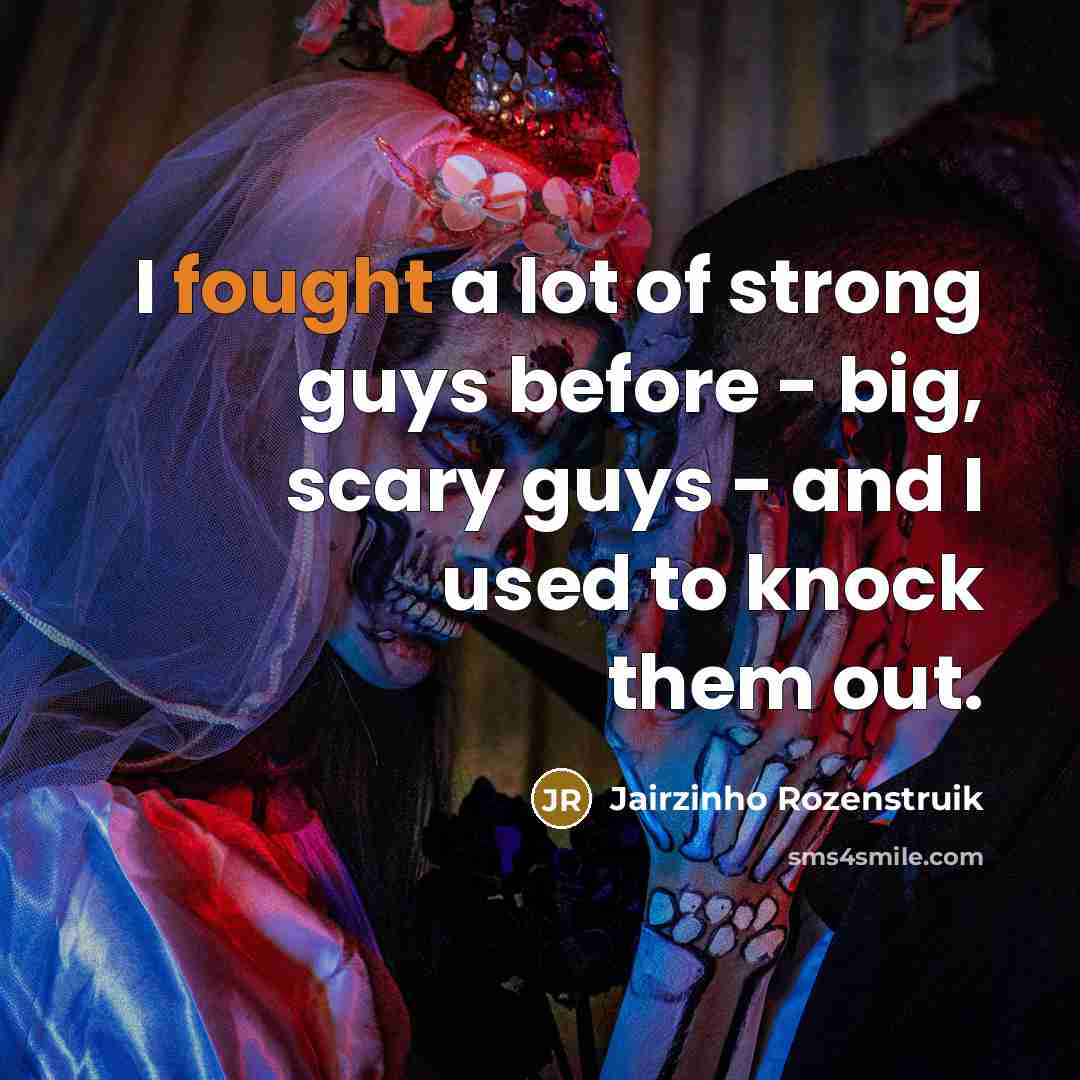 “I fought a lot of strong guys before - big,…” quote by Jairzinho Rozenstruik
