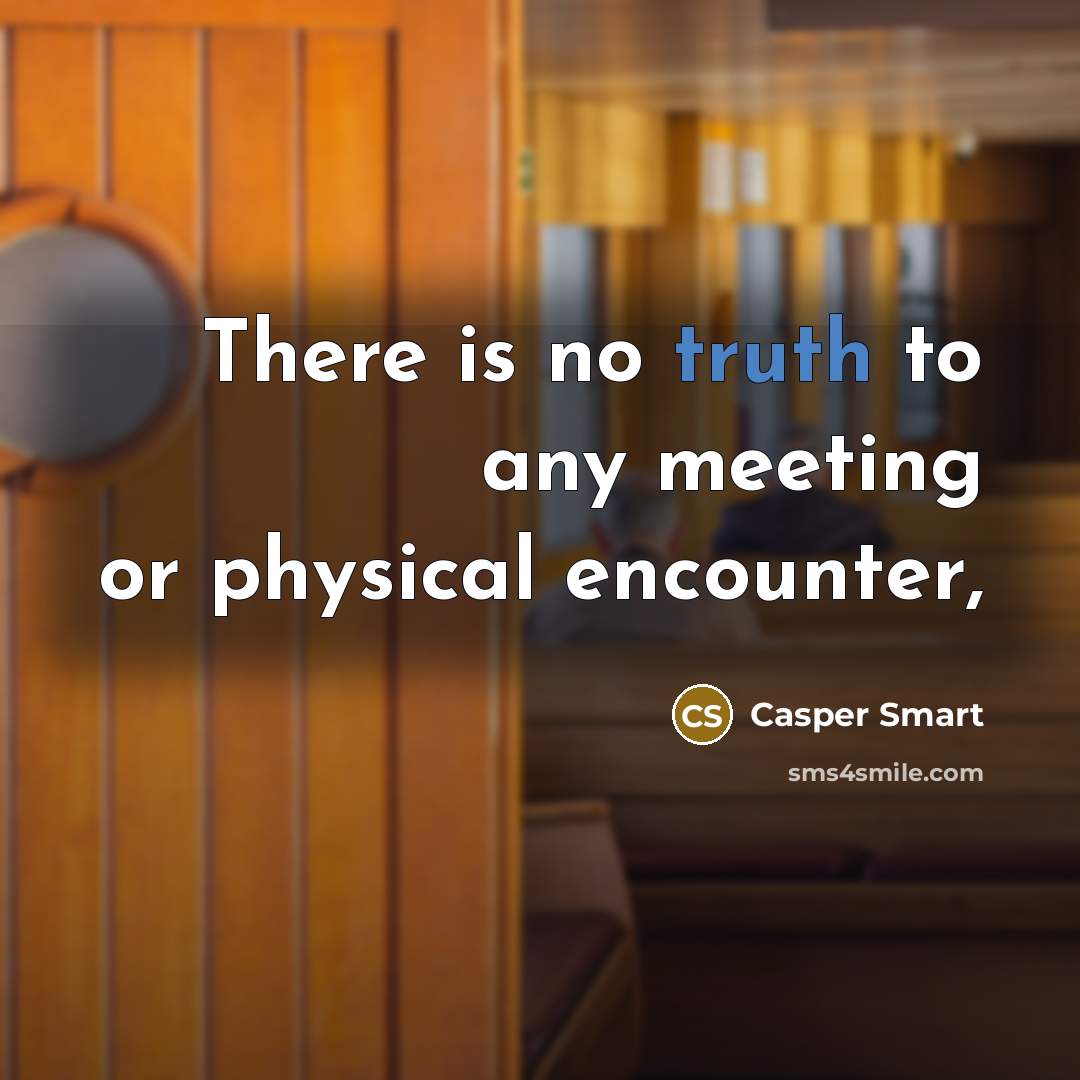 “There is no truth to any meeting or physical encounter,” quote by Casper Smart
