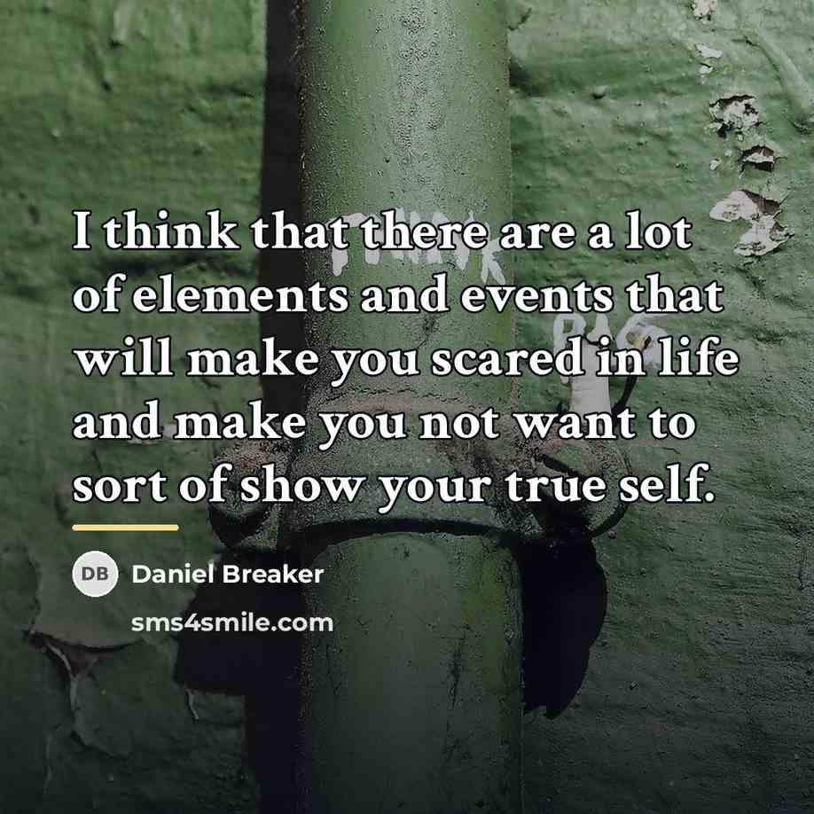 “I think that there are a lot of elements and…” quote by Daniel Breaker