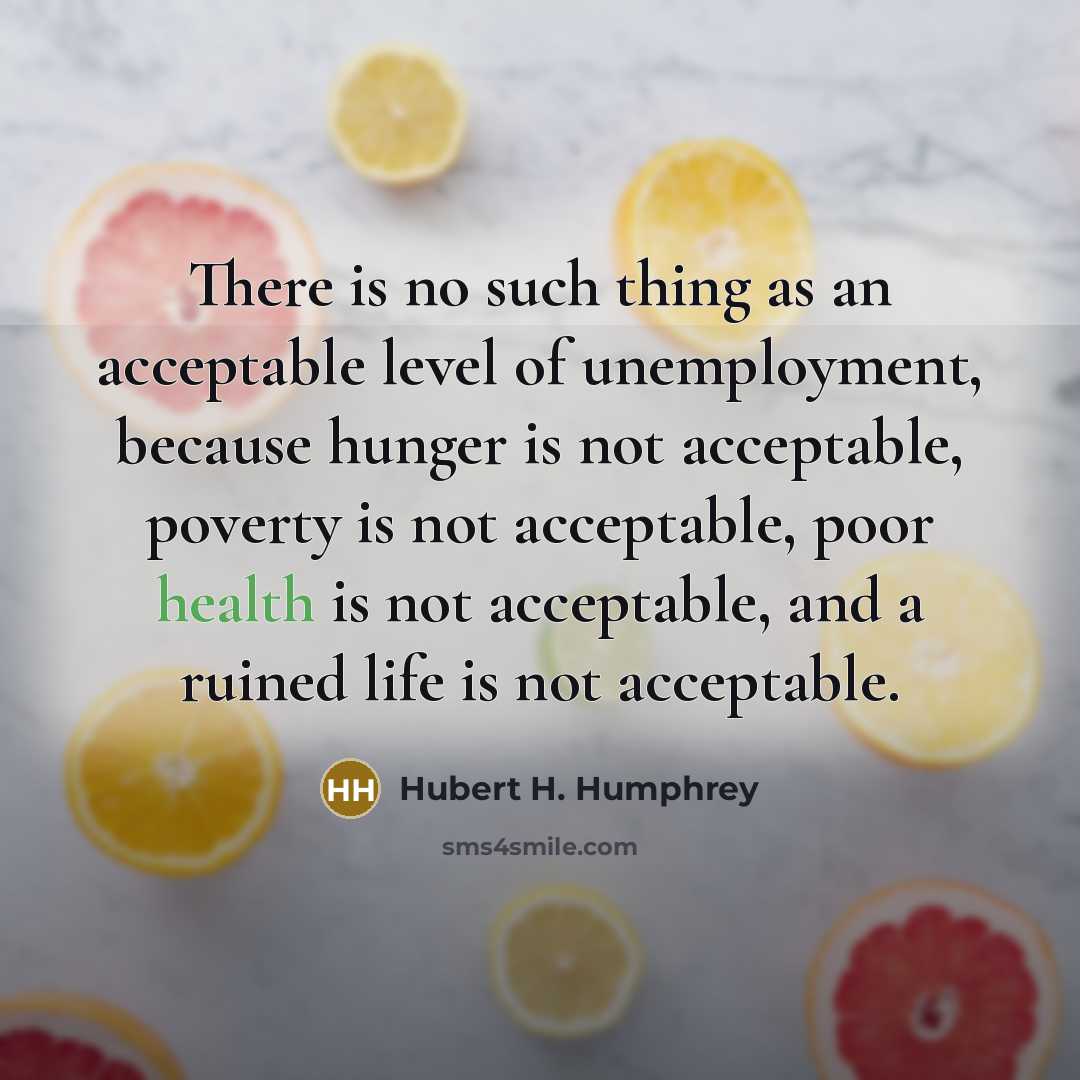 “There is no such thing as an acceptable level of…” quote by Hubert H. Humphrey