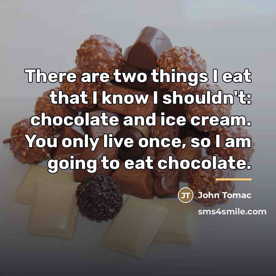 “There are two things I eat that I know I…” quote by John Tomac
