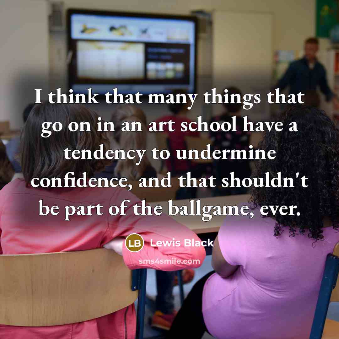 “I think that many things that go on in an…” quote by Lewis Black