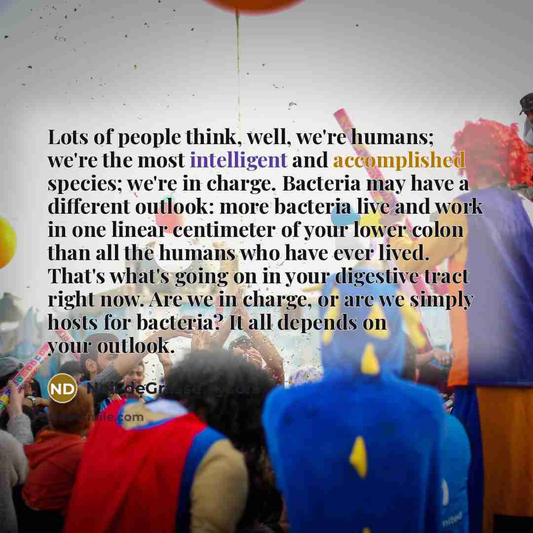 “Lots of people think, well, we're humans; we're the most…” quote by Neil deGrasse Tyson