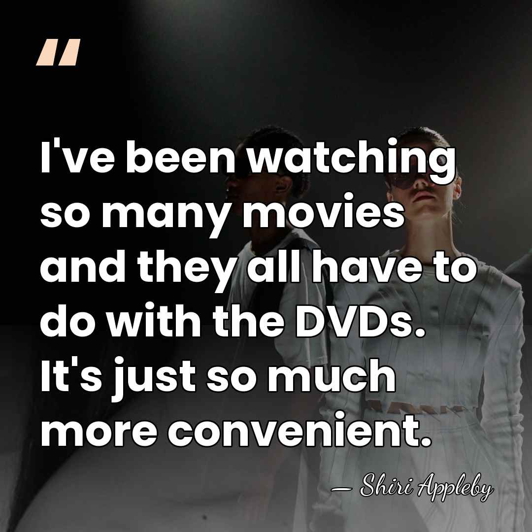 I've been watching so many movies and they all have to do&hellip; - Shiri Appleby
