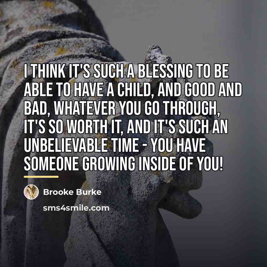 “I think it's such a blessing to be able to…” quote by Brooke Burke