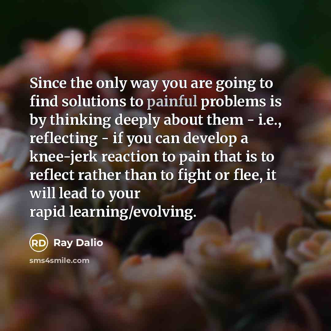 “Since the only way you are going to find solutions…” quote by Ray Dalio