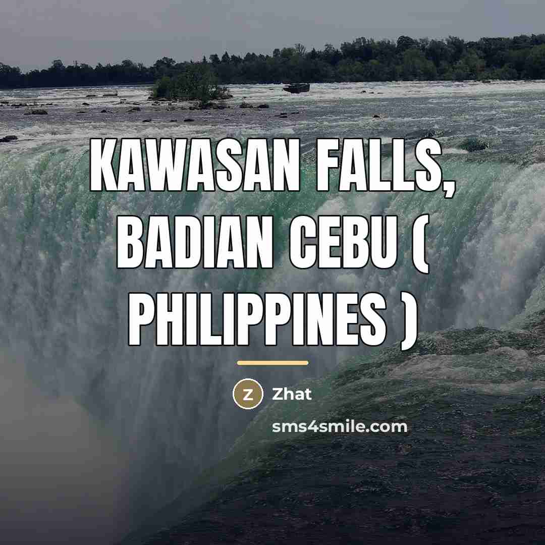 “Kawasan falls, badian cebu ( philippines )…” quote by Zhat
