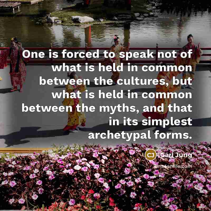 “One is forced to speak not of what is held…” quote by Carl Jung