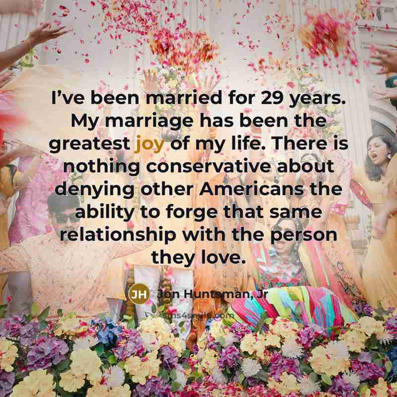 “I’ve been married for 29 years. My marriage has been…” quote by Jon Huntsman, Jr
