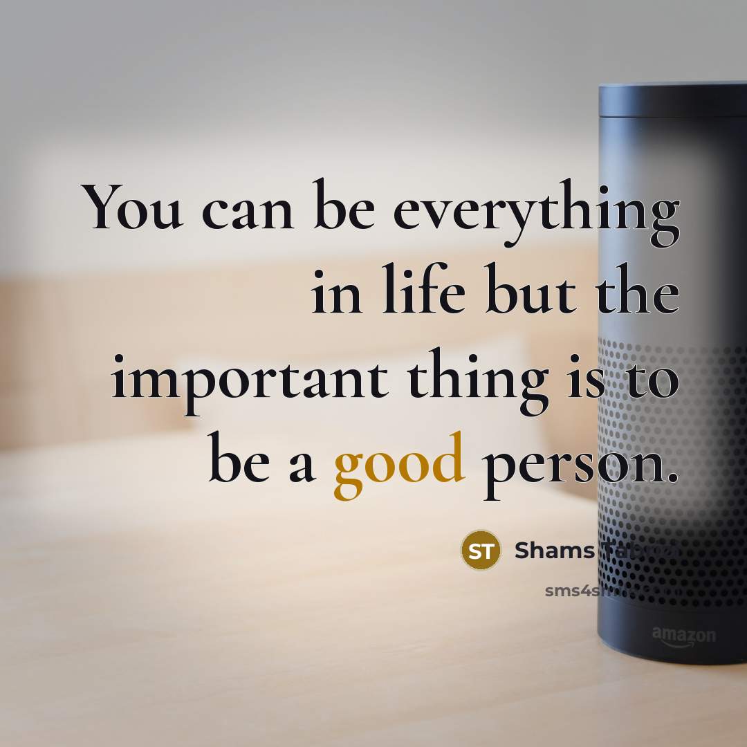 “You can be everything in life but the important thing…” quote by Shams Tabrizi