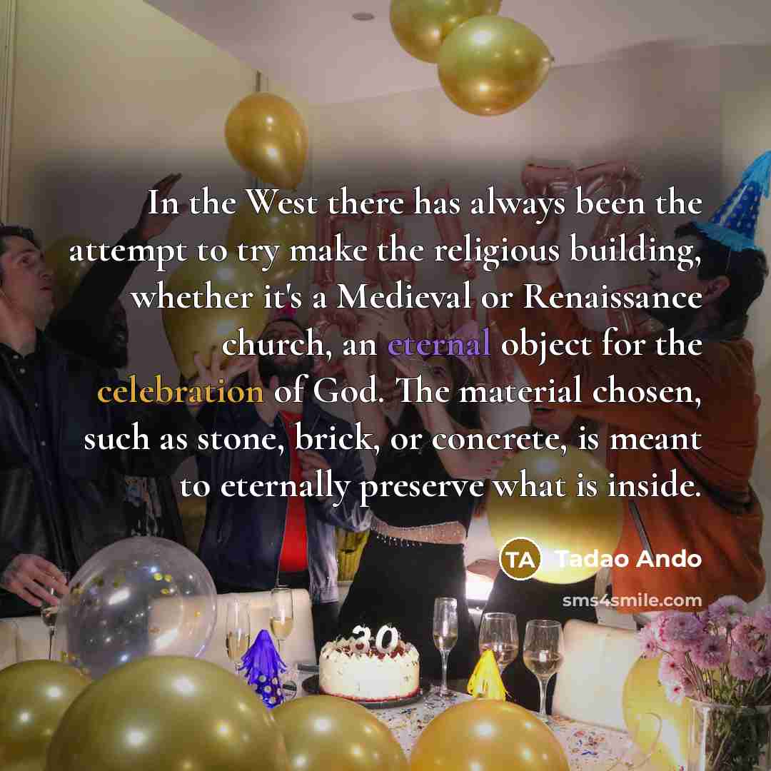 “In the West there has always been the attempt to…” quote by Tadao Ando