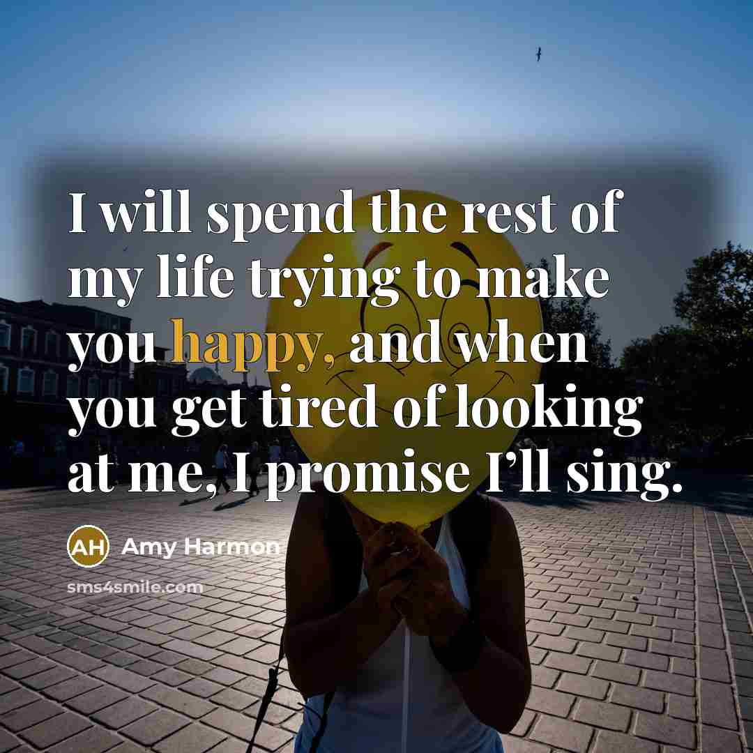 “I will spend the rest of my life trying to…” quote by Amy Harmon