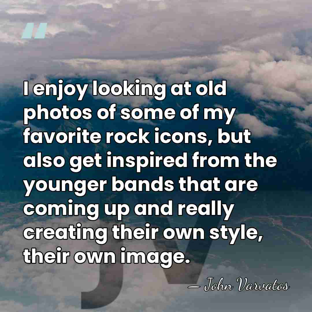 I enjoy looking at old photos of some of my favorite rock&hellip; - John Varvatos