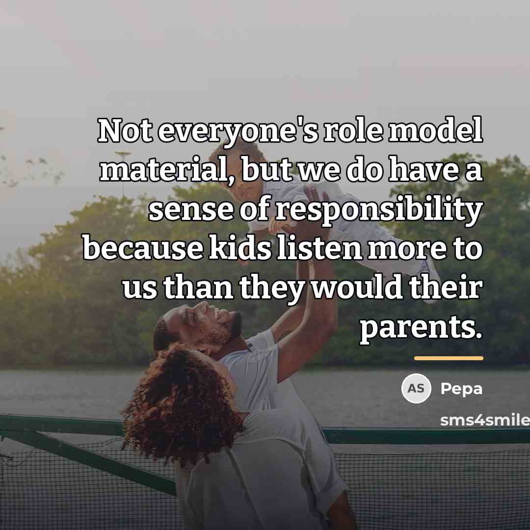 “Not everyone's role model material, but we do have a…” quote by Pepa