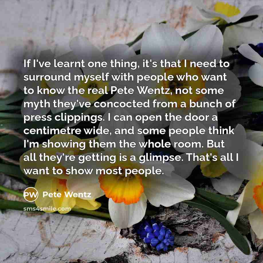 “If I've learnt one thing, it's that I need to…” quote by Pete Wentz