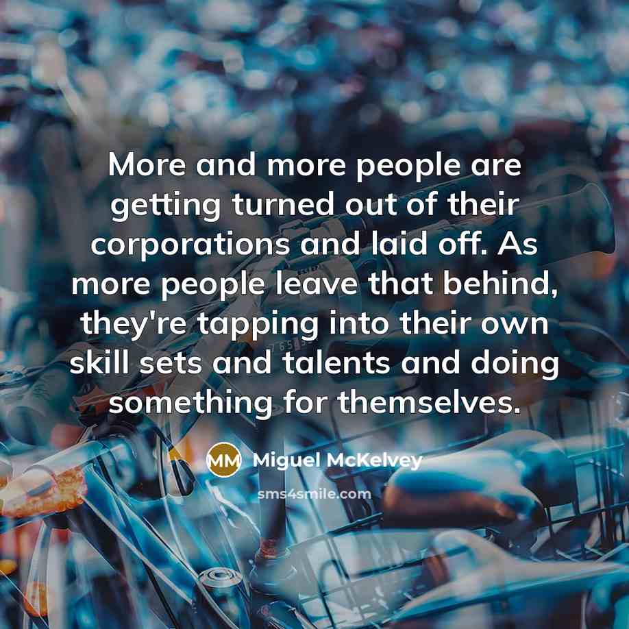 “More and more people are getting turned out of their…” quote by Miguel McKelvey