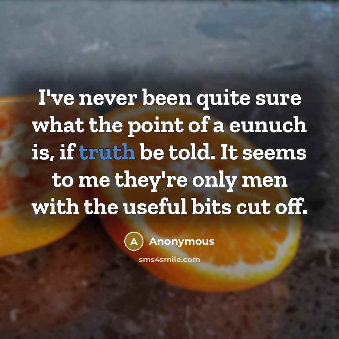 “I've never been quite sure what the point of a…” quote by Anonymous