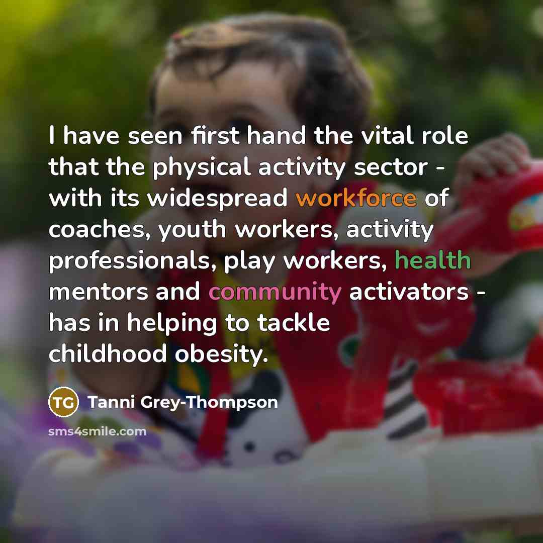 “I have seen first hand the vital role that the…” quote by Tanni Grey-Thompson