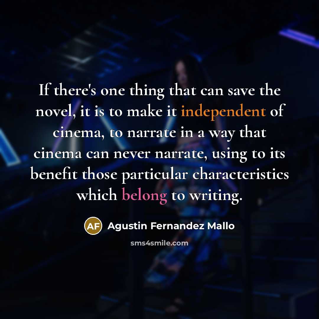 “If there's one thing that can save the novel, it…” quote by Agustin Fernandez Mallo