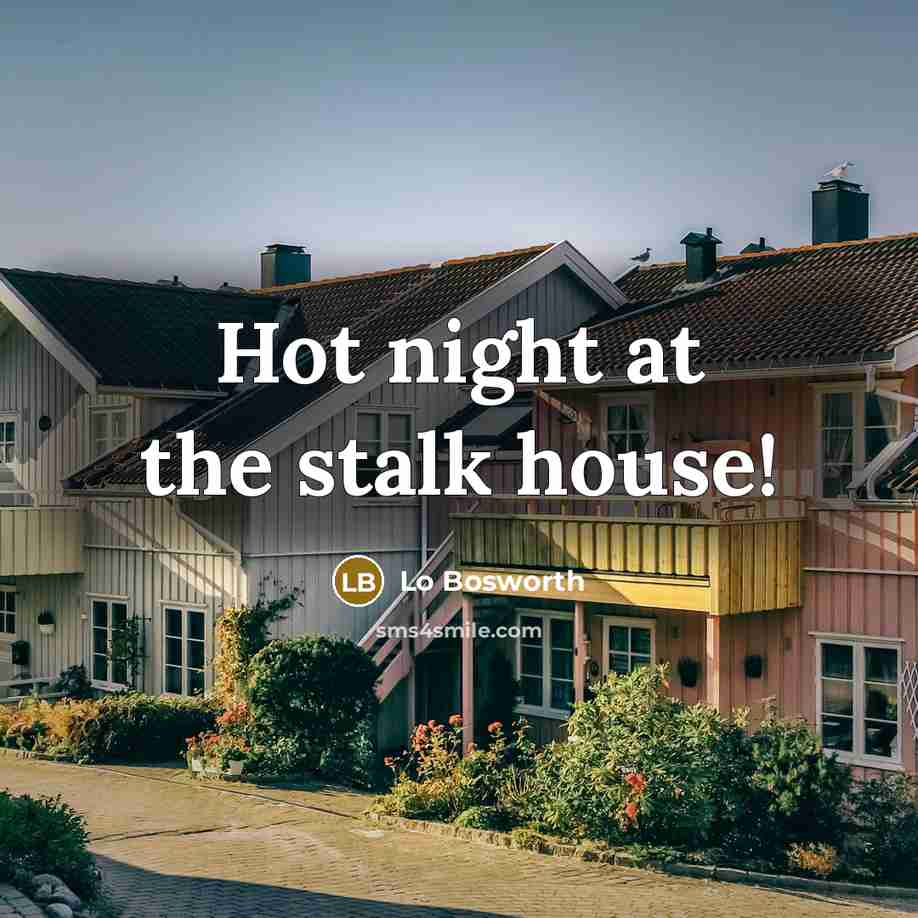 “Hot night at the stalk house!…” quote by Lo Bosworth