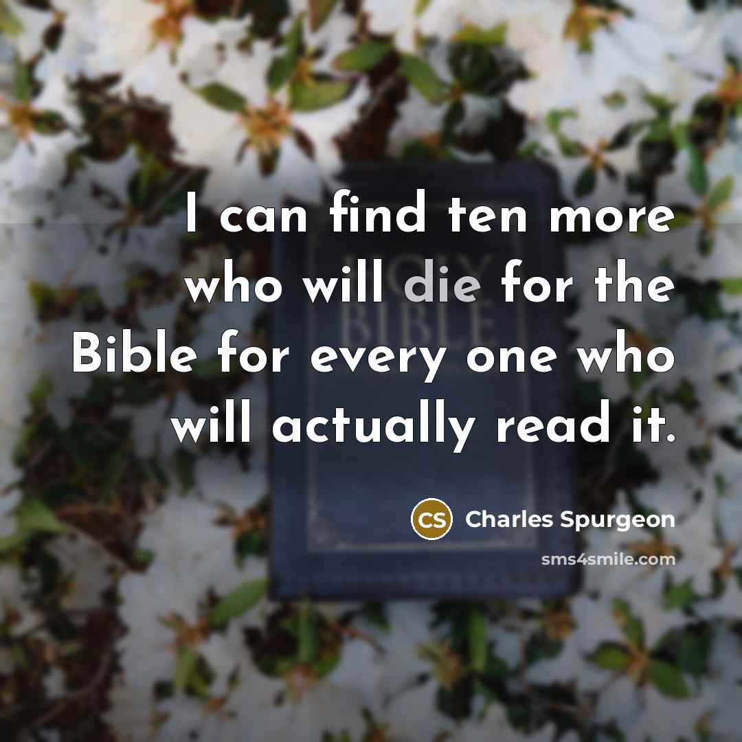 “I can find ten more who will die for the…” quote by Charles Spurgeon