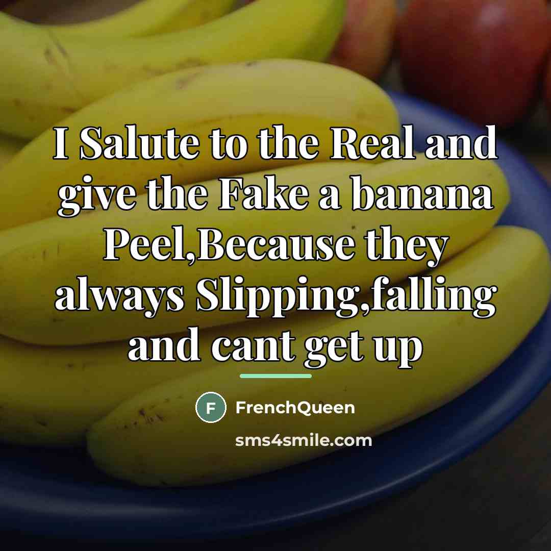 “I Salute to the Real and give the Fake a…” quote by Frenchqueen