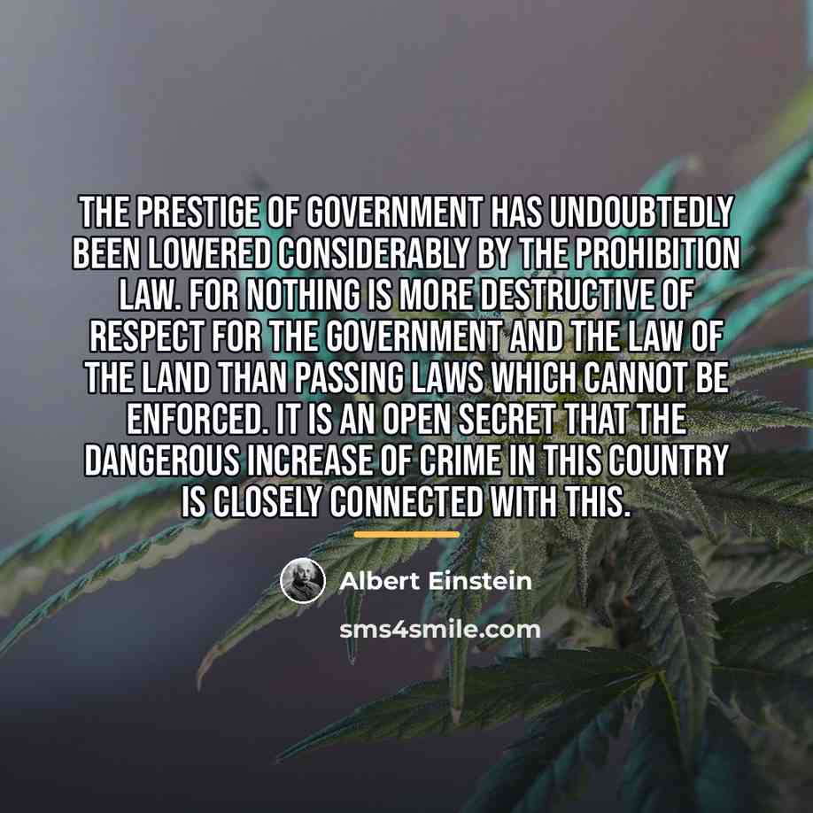 “The prestige of government has undoubtedly been lowered considerably by…” quote by Albert Einstein